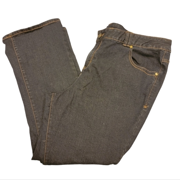 Lane Bryant Boot Cut Denim Jeans Size 26 Petite - Picture 2 of 5